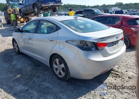 2013 Hyundai Elantra Gls из США, поврежденный, VIN 5NPDH4AE5DH302453